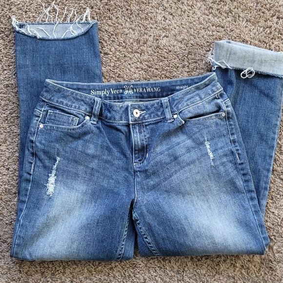 Simply Vera Wang crop jeans - Picture 2 of 3